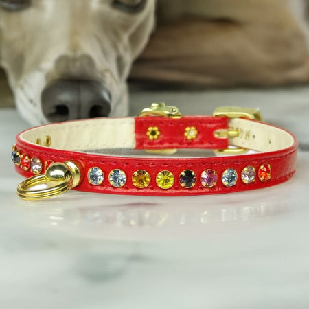 # 26 Confetti Crystal Jewelry Set Dog Collar - Dog Collars
