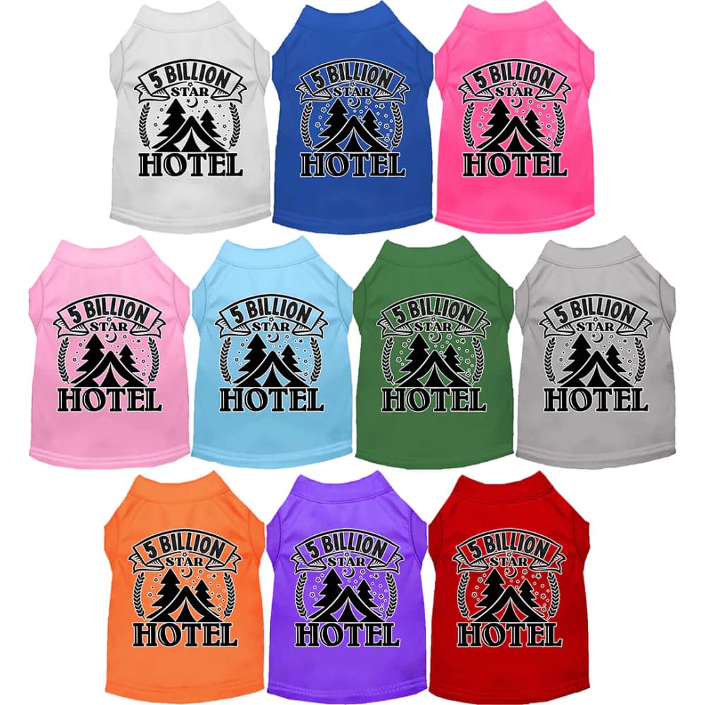 5 Billion Stars Camping Pet Shirt - Pet Shirt