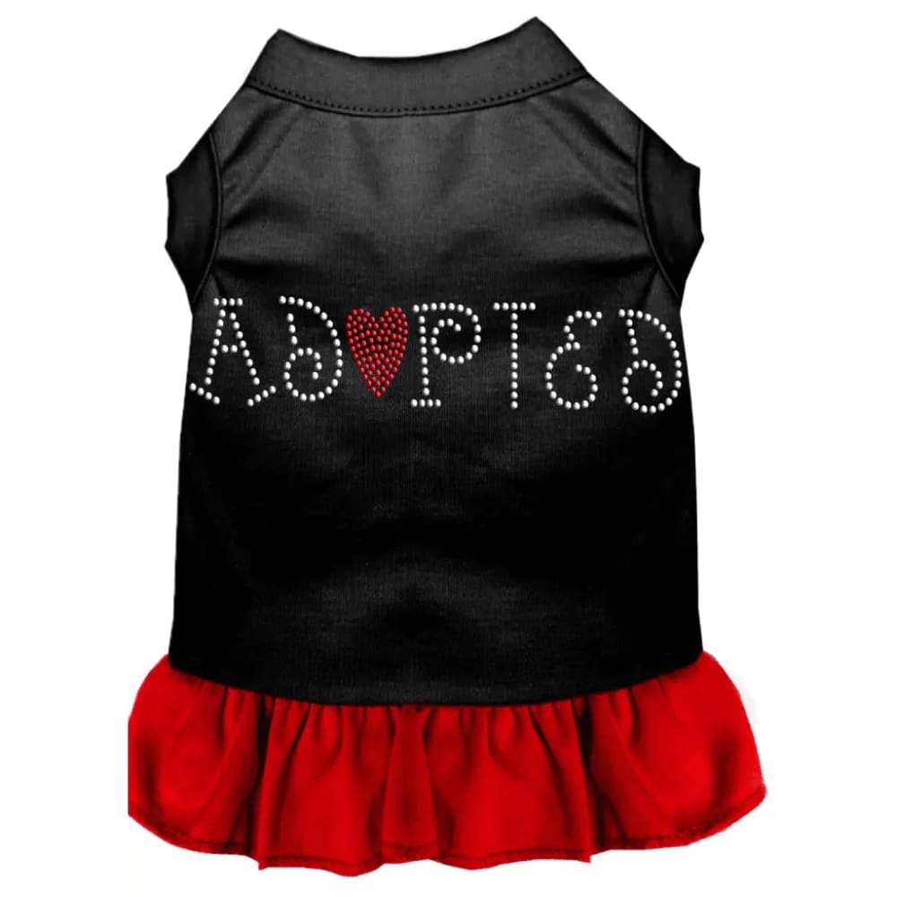 Adopted Rhinestone Pet Dresses - Pet Dress
