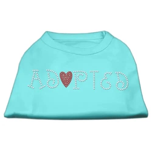 Adopted Rhinestone Pet Shirt - Pet Shirt