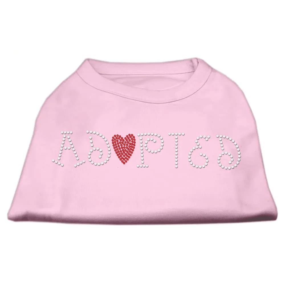 Adopted Rhinestone Pet Shirt - Pet Shirt