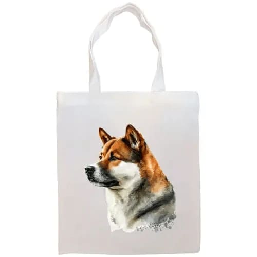 Akita Canvas Tote Bag - Tote Bag