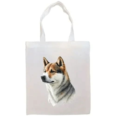 Akita Canvas Tote Bag - Tote Bag
