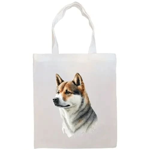 Akita Canvas Tote Bag - Tote Bag