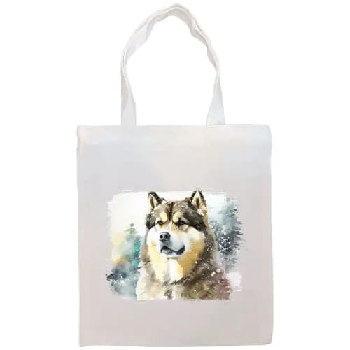 Alaskan Malamute Canvas Tote Bag - Alaskan Malamute