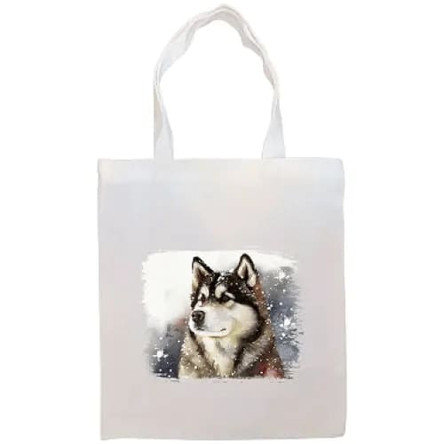 Alaskan Malamute Canvas Tote Bag - Alaskan Malamute