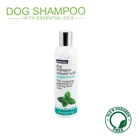 Ancol Peppermint Dog Shampoo - SLS & Paraben Free Puppy