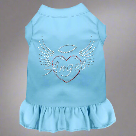 Angel Heart Rhinestone Pet Dress - Pet Dress