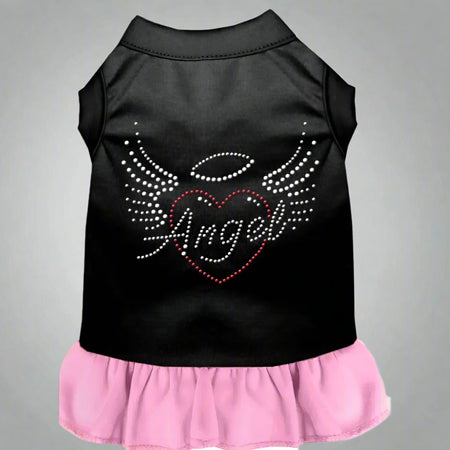 Angel Heart Rhinestone Pet Dress - Pet Dress