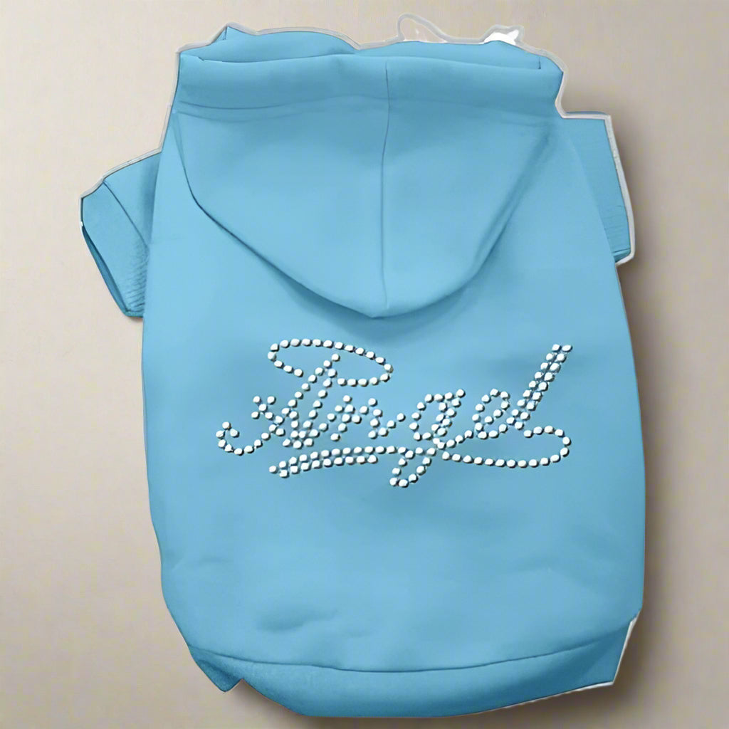 Angel Rhinestud Pet Hoodie - Pet Hoodies