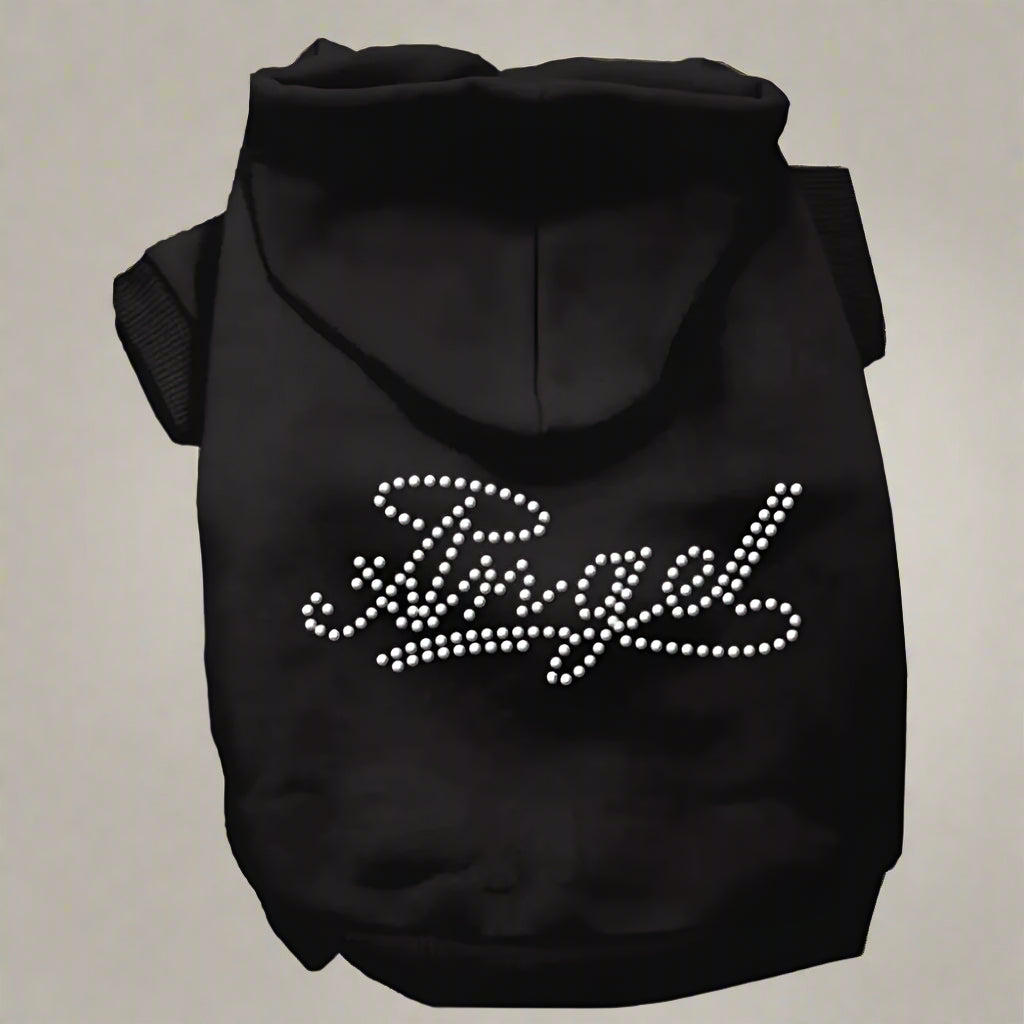 Angel Rhinestud Pet Hoodie - Pet Hoodies