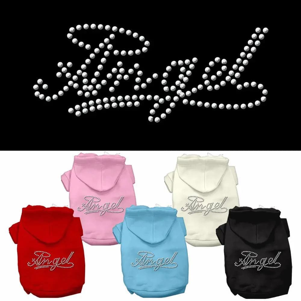 Angel Rhinestud Pet Hoodie - Pet Hoodies