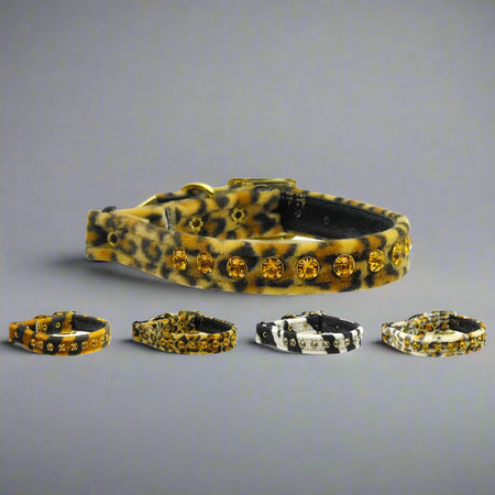 Animal Print Cat Safety Collar - Cat Collars - Premium