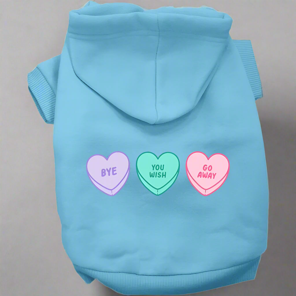 Anti-Valentine Hearts Pet Hoodie - Valentine’s