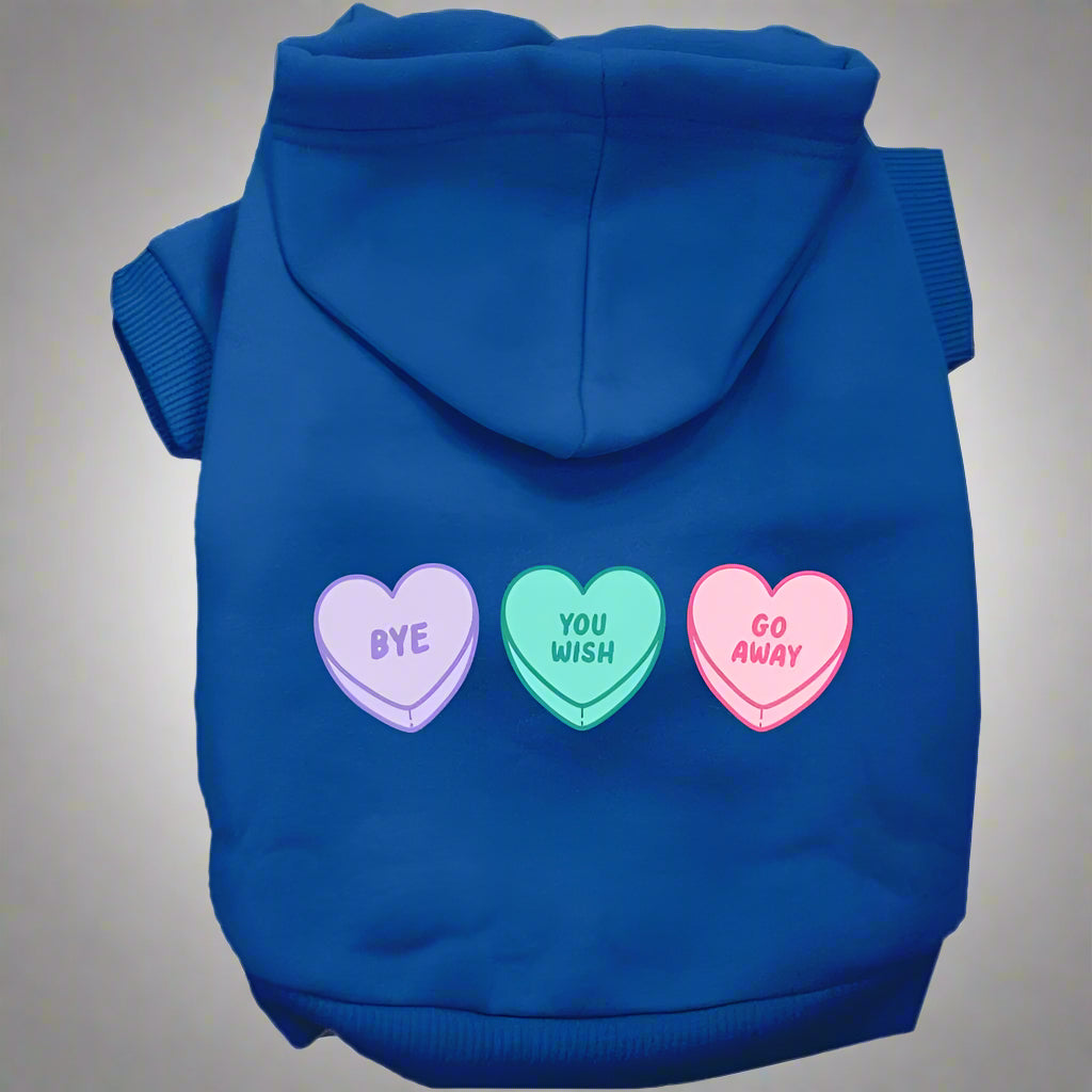Anti-Valentine Hearts Pet Hoodie - Valentine’s