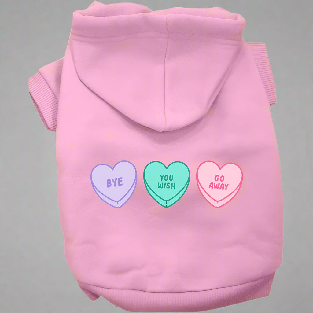 Anti-Valentine Hearts Pet Hoodie - Valentine’s