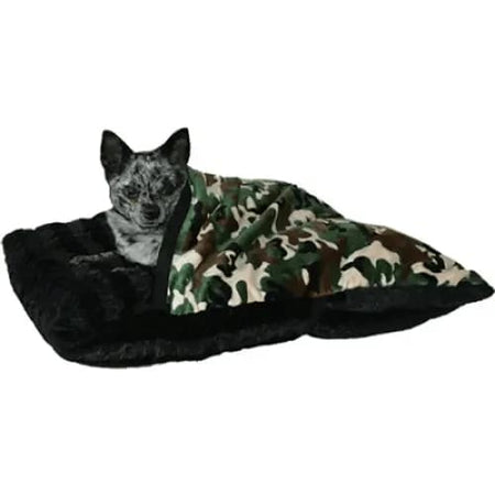 Army Camouflage Pet Pocket Bed for Pets that Burrow - Pet