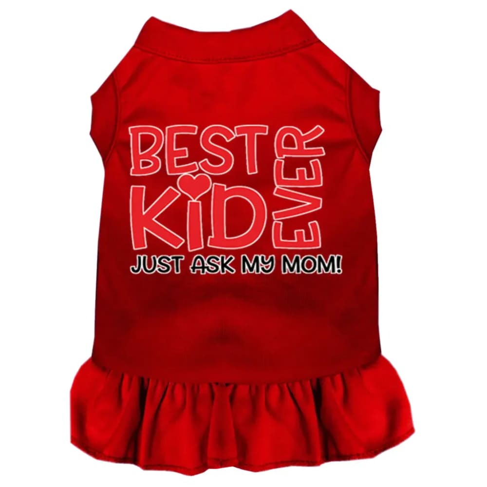 Ask My Mom Dog Dress - Pet Dress