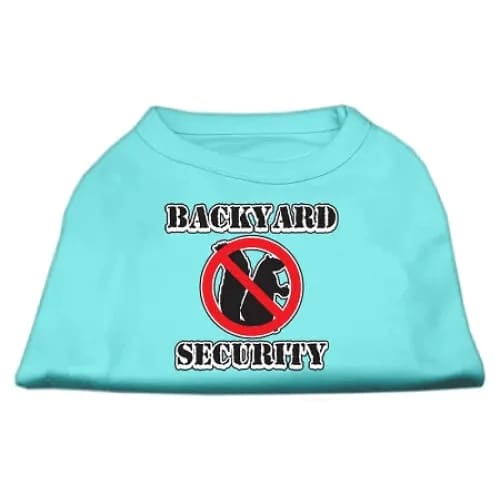 Backyard Security Dog Shirt - Pet Shirt