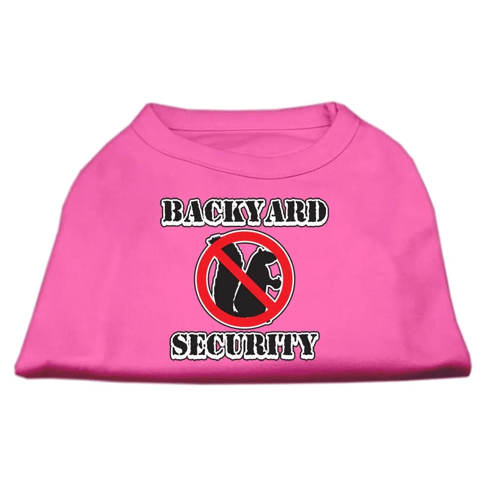 Backyard Security Dog Shirt - Pet Shirt