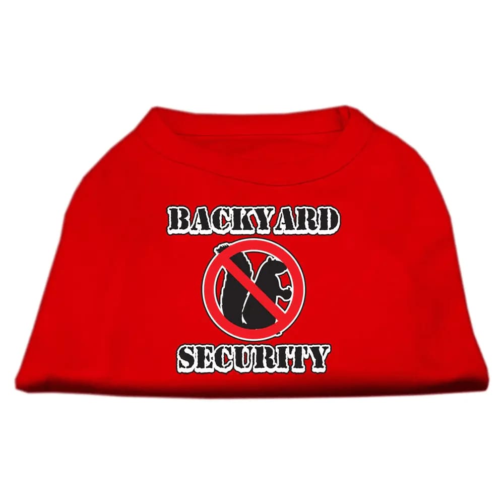 Backyard Security Dog Shirt - Pet Shirt