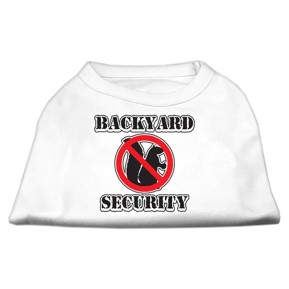 Backyard Security Dog Shirt - Pet Shirt