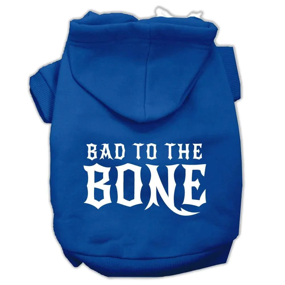 Bad To The Bone Dog Pet Hoodies - Pet Hoodies