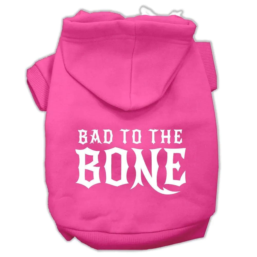 Bad To The Bone Dog Pet Hoodies - Pet Hoodies
