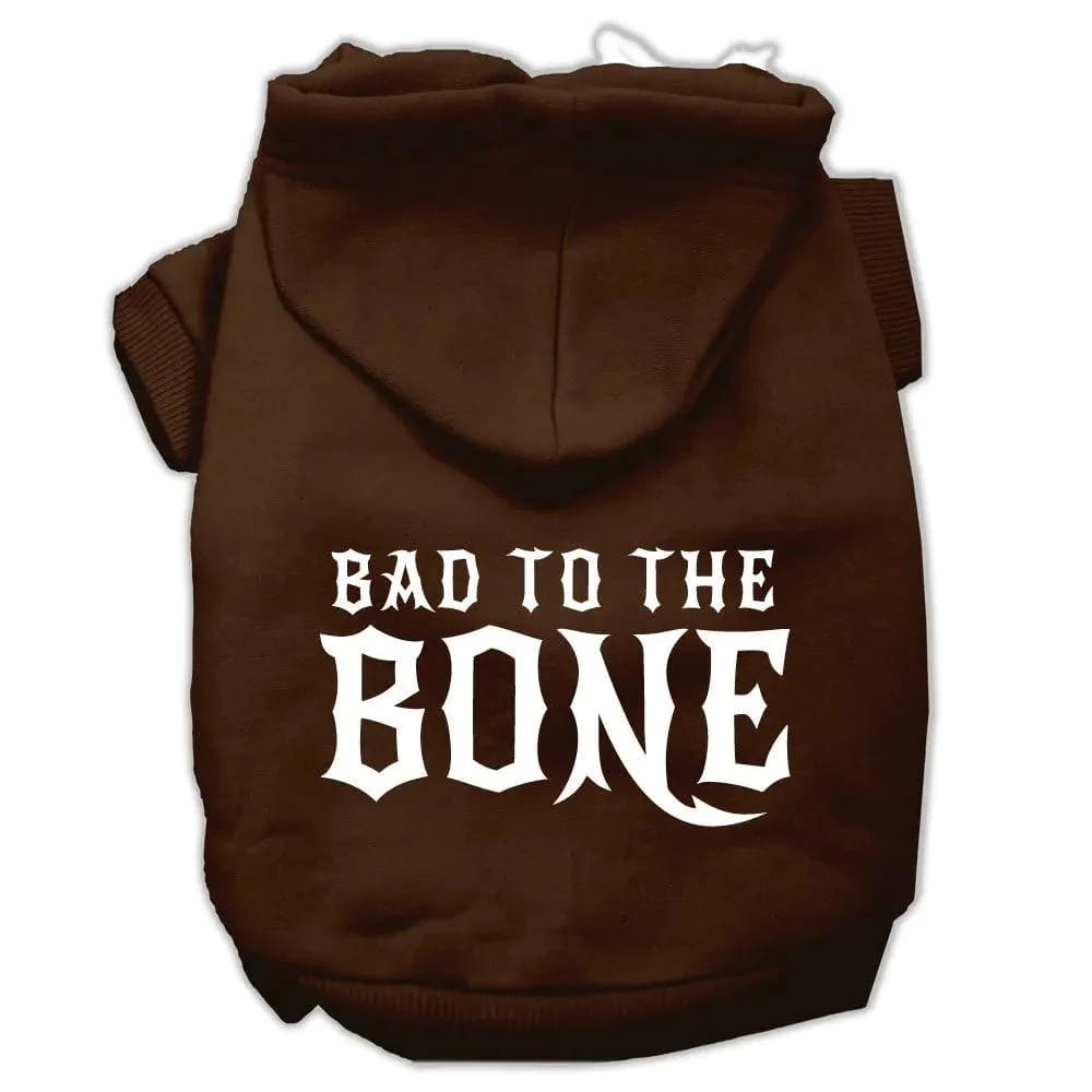 Bad To The Bone Dog Pet Hoodies - Pet Hoodies