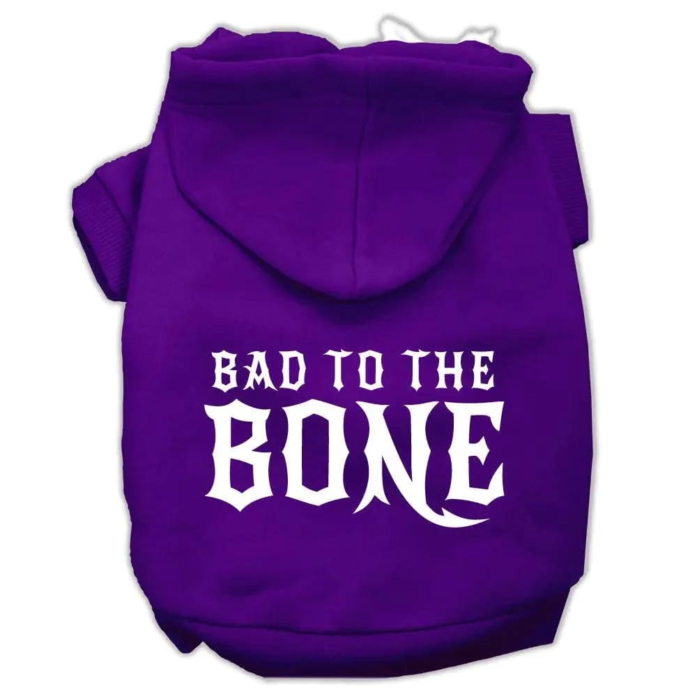 Bad To The Bone Dog Pet Hoodies - Pet Hoodies