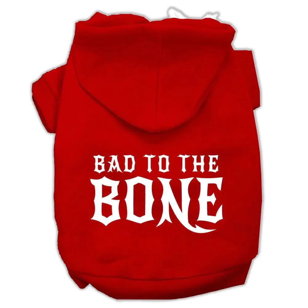 Bad To The Bone Dog Pet Hoodies - Pet Hoodies