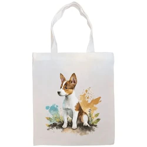 Basenji Canvas Tote Bag - Basenji