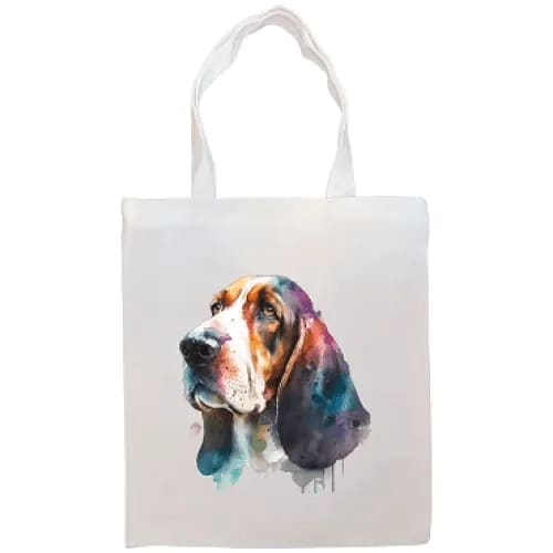 Bassett Hound Canvas Tote Bag - Bassett Hound