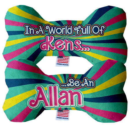 Be an Allan - Plush Double-Sided Dog Toy - Plush Dog Toy