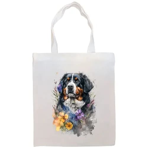 Bernese Mountain Dog Canvas Tote Bag - Tote Bag