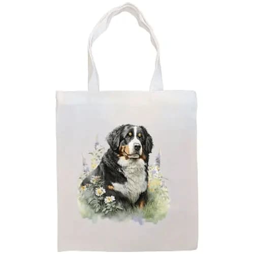Bernese Mountain Dog Canvas Tote Bag - Bernese Mountain Dog