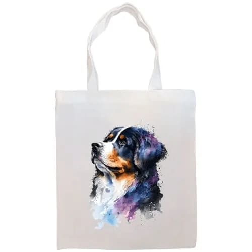 Bernese Mountain Dog Canvas Tote Bag - Bernese Mountain Dog