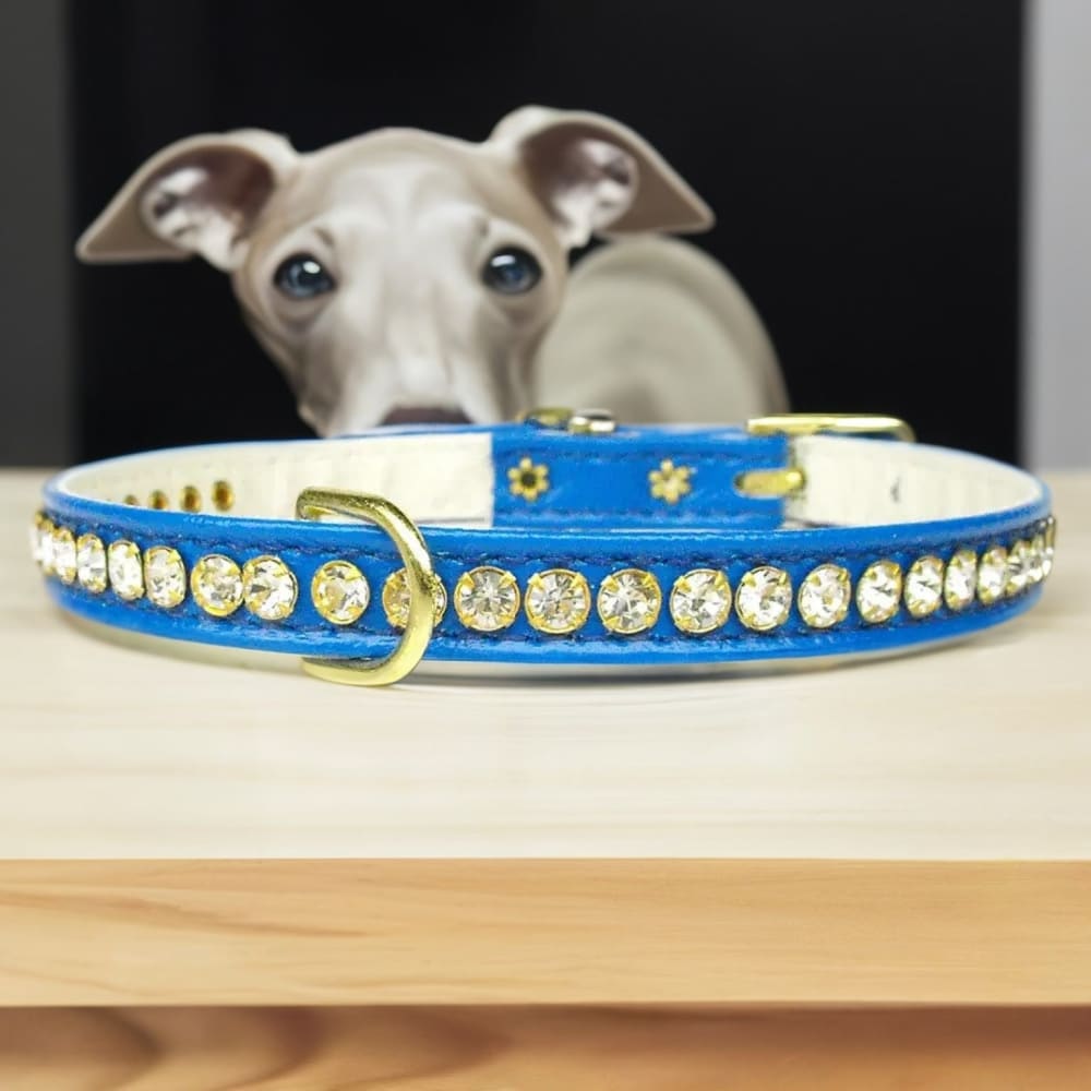 Beverly Clear Crystal Jewelry Set Dog Collar - Dog Collars