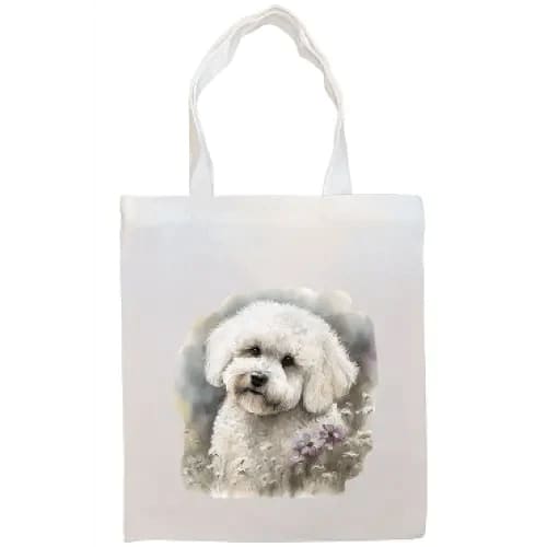 Bichon Frise Canvas Tote Bag - Bichon Frise