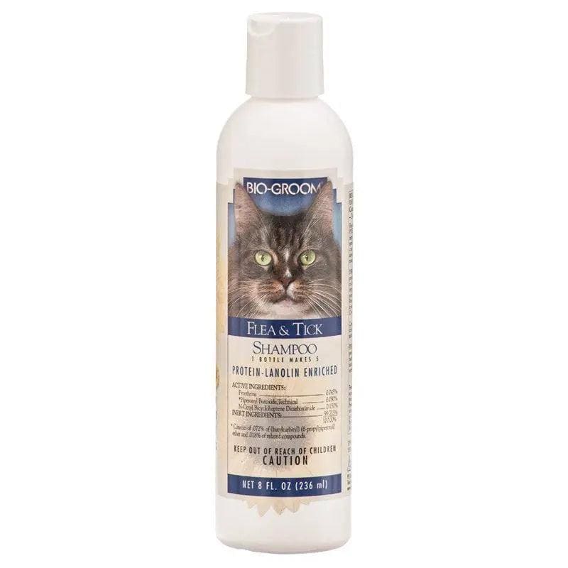 Bio Groom Flea & Tick Shampoo for Cats - Cat Shampoo