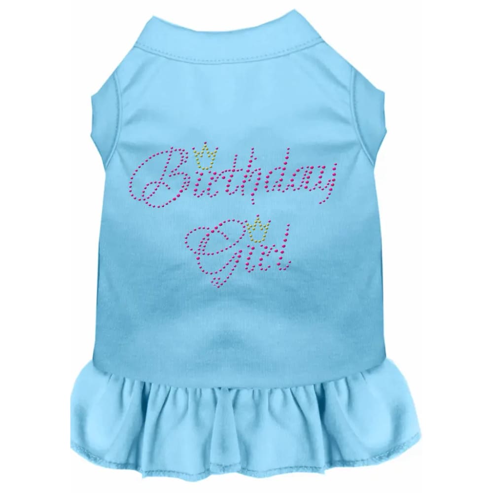 Birthday Girl Rhinestone Dog Dress - Pet Dress