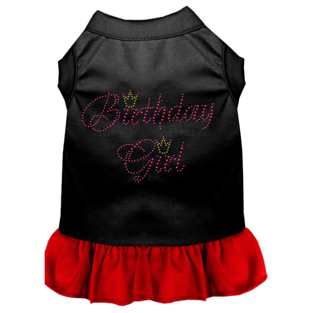 Birthday Girl Rhinestone Dog Dress - Pet Dress