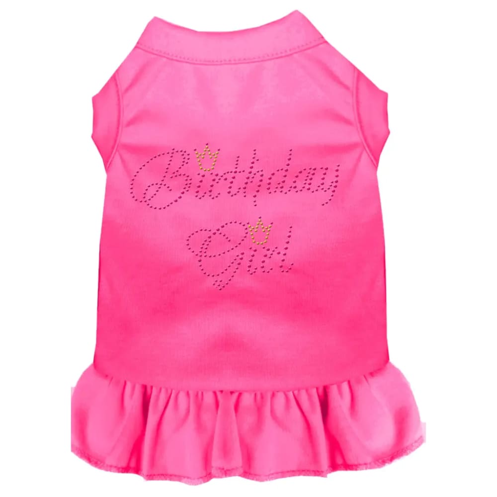 Birthday Girl Rhinestone Dog Dress - Pet Dress