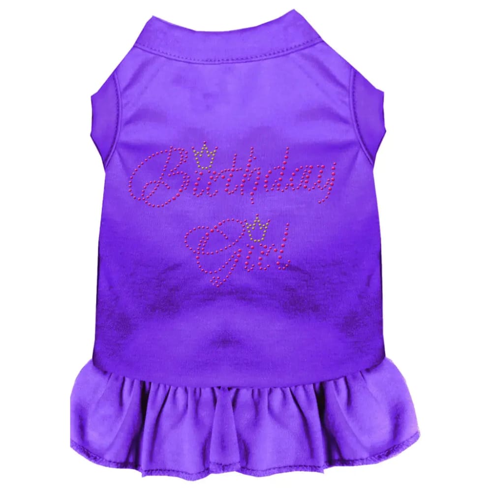 Birthday Girl Rhinestone Dog Dress - Pet Dress