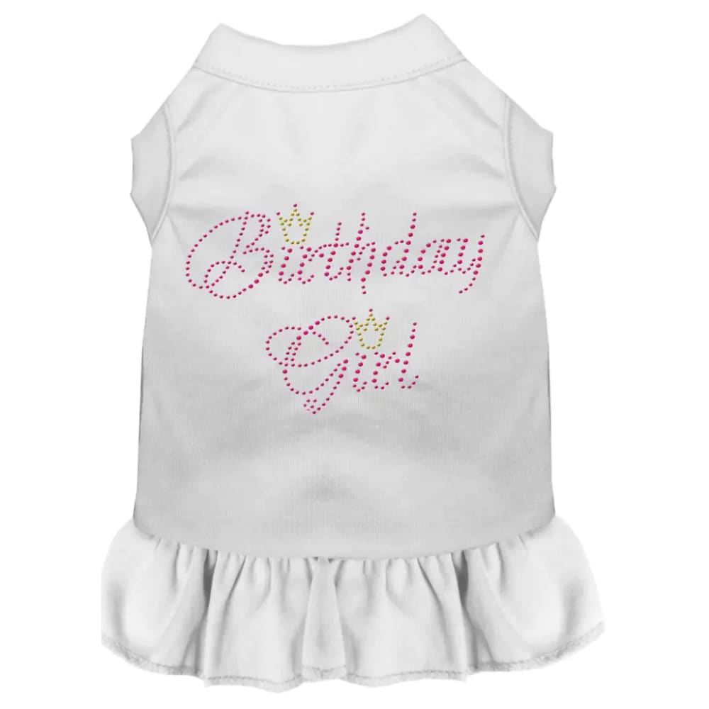 Birthday Girl Rhinestone Dog Dress - Pet Dress