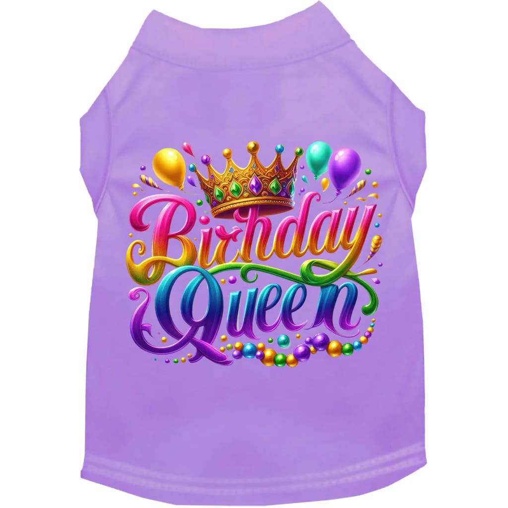 Birthday Queen Screen Print Pet Shirt - Screen Print Shirts