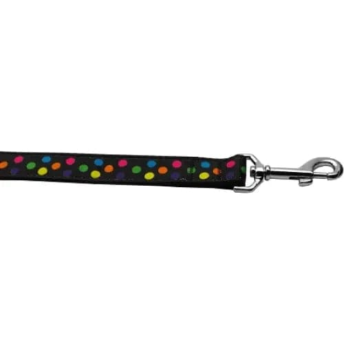 Black Multi-Dot Nylon Dog Collars & Leashes - Dog Collars