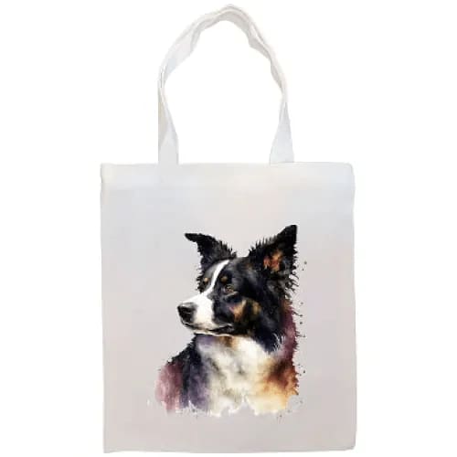 Border Collie Canvas Tote Bag - Tote Bag