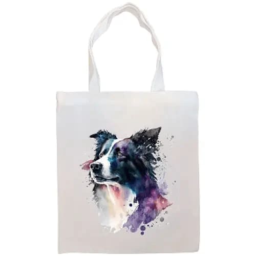 Border Collie Canvas Tote Bag - Tote Bag