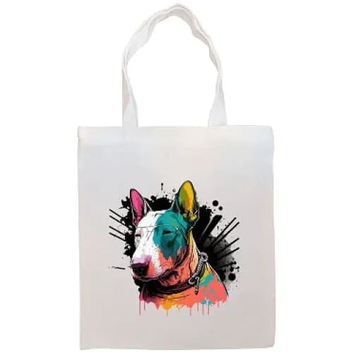 Bull Terrier Canvas Tote Bag - Tote Bag